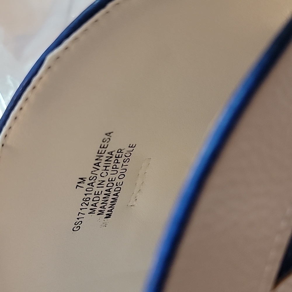 NWT Altar'd State Vanessa Gameday Boots In Cobalt Blue. Size 7. - Picture 6 of 6